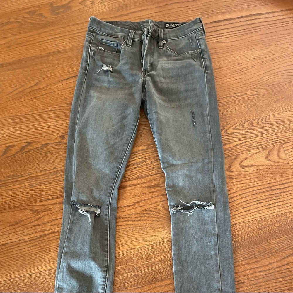 Blank NYC grey skinny jeans